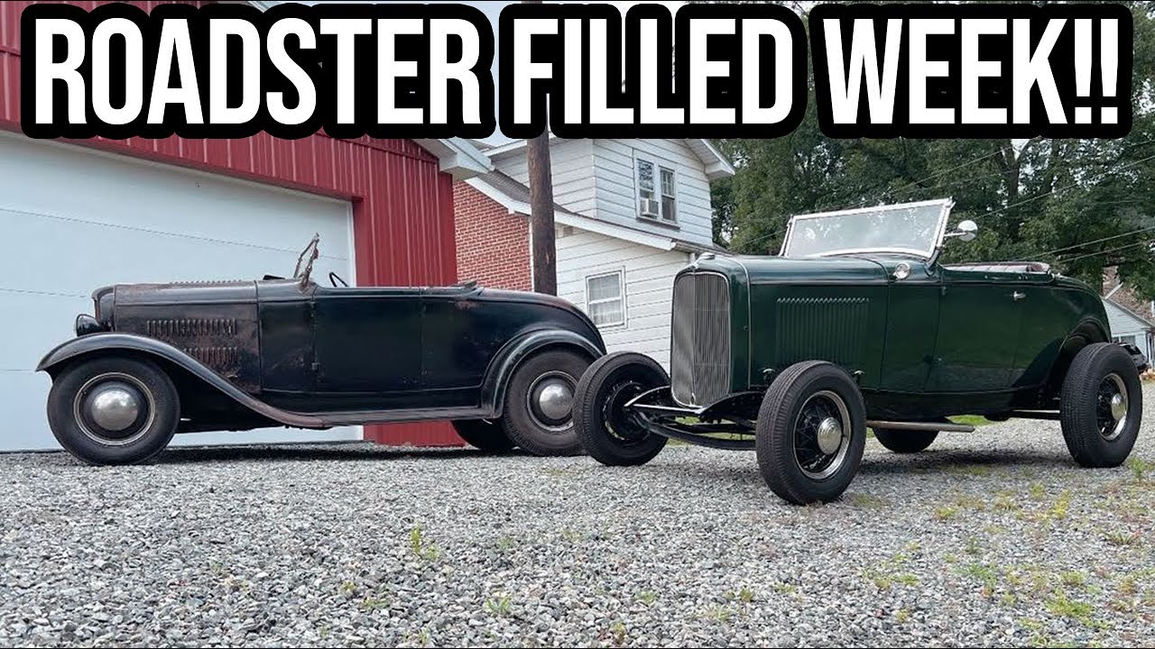 1932 Ford Roadsters, A Boat Load Of 1932 Ford Parts & A 1938 Ford Convertible Test Drive – A Week In The Life Of Iron Trap Garage