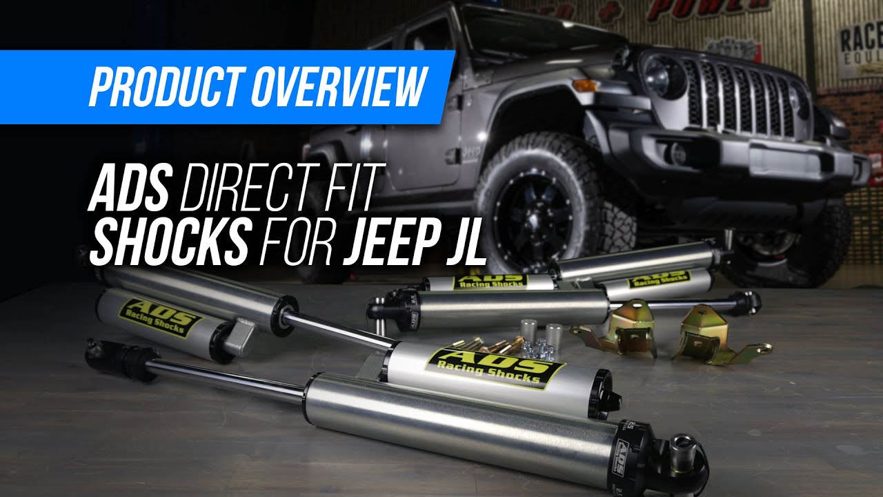 Do The Jeep Brand Proud, And Improve Your Jeep Wrangler JL or Gladiator JT’s Off-Road Performance With ADS Direct Fit Shocks.