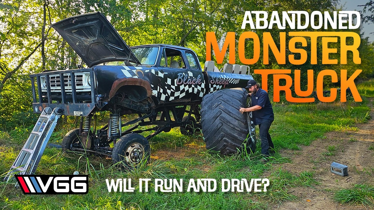 Abandoned Legendary MONSTER TRUCK! Will Derek Make It RUN AND DRIVE Again After A Decade?