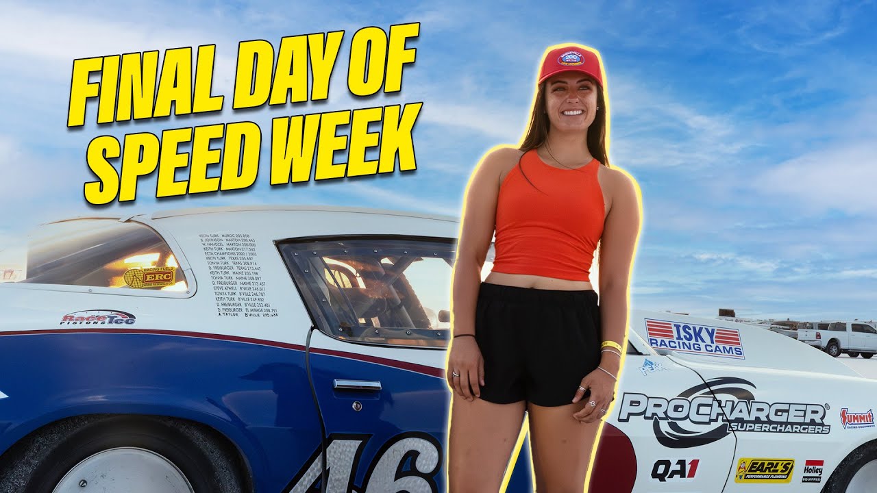 Trying to Break Her Own Land Speed Record! Can Alex Taylor Get her AA License? | Speed Week 2024 – Day 5 & 6 With Alex Taylor