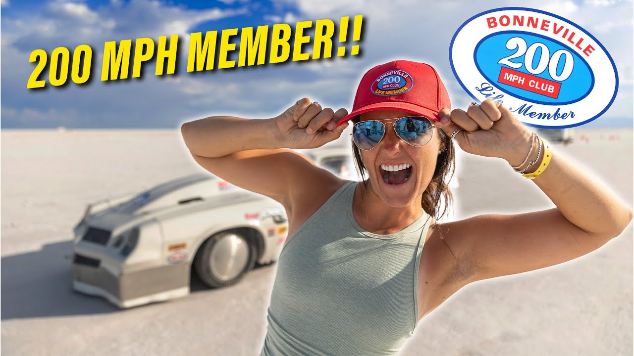 Alex Taylor Makes Two 236 MPH Record Breaking Runs To Set A Record And Get Her 200 MPH Club Red Hat! Speed Week 2024 – Day 5