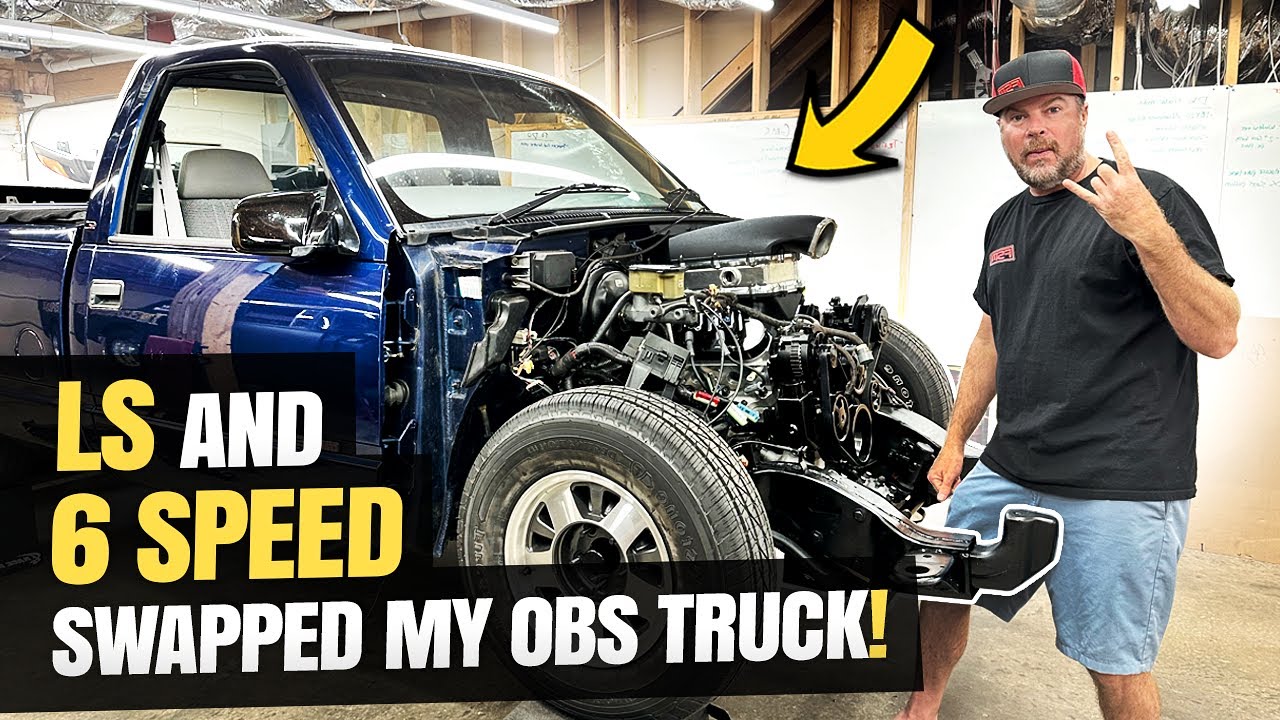 BangShift.com FINNEGAN SWAPES HIS OBS CHEVY TRUCK WITH A 6-SPEED TRANSMISSION! LIKE NEW OBS PROJECT WITH LOWER MILES