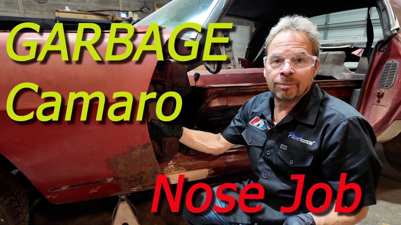 BangShift.com Vice Grip Garage Garbage Camaro Build: Kevin Tetz gives it a nose job and fixes a lot of damage