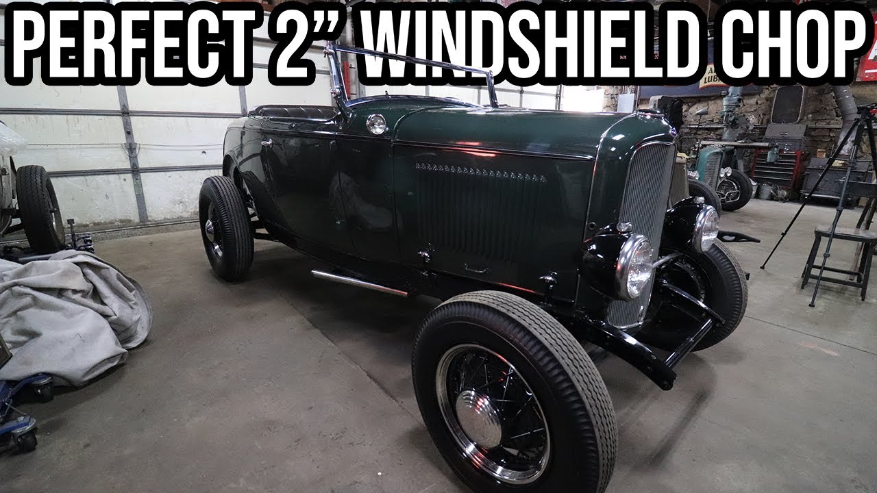 Chopping A 1932 Ford Roadster Windshield: Iron Trap’s 1932 Ford “Ruined Roadster” Gets Chopped The Perfect Amount