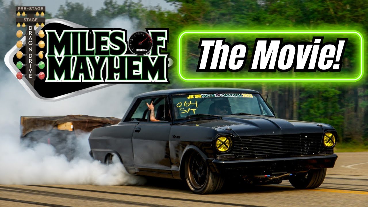 Miles of Mayhem, the Movie! Canada’s Original Drag And Drive Event Features Some Bad Ass Rides From The Great White North.