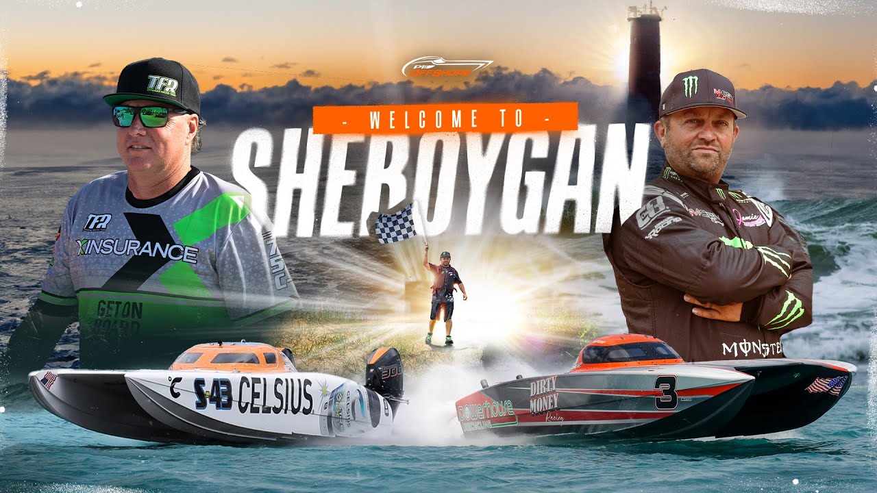 FREE LIVE OFF-SHORE BOAT RACING From The Sheboygan Midwest Challenge on Lake Michigan!