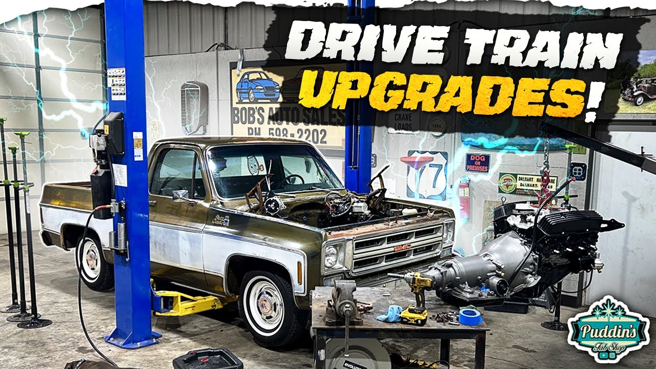 Budget Shop Truck: Squarebody Long Bed To Short Bed Conversion – 1976 GMC BUILD Gets A Low Mileage Engine, Overdrive, And Gears In A New Rear!