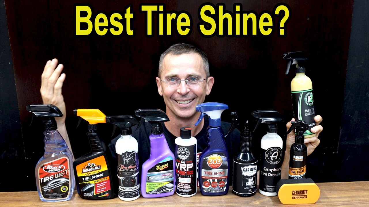 Who Makes The Best Tire Shine? Testing Them For Glossiness, Oiliness, Dirt Resistance, Sling, And More!