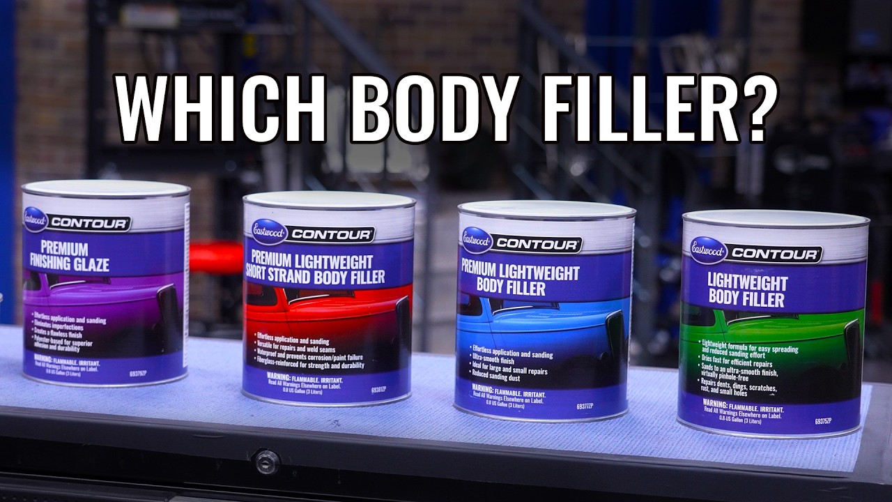 A Beginner’s Guide To Body Filler: Eastwood’s Filler Selection Video Will Help A Ton For Future Projects