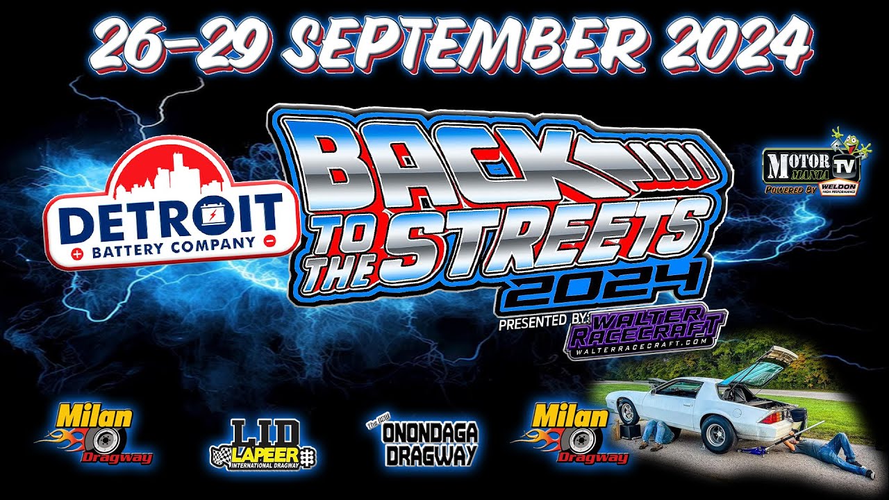 FREE DRAG AND DRIVE LIVESTREAM: Back to the Streets, A No Prep Style Drag And Drive – Thursday From Milan Dragway