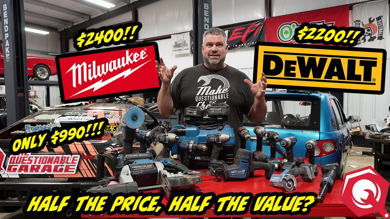 The Truth About Harbor Freight Hercules Battery Tools! Should You Buy Them? The Questionable Garage Puts Them To The Test