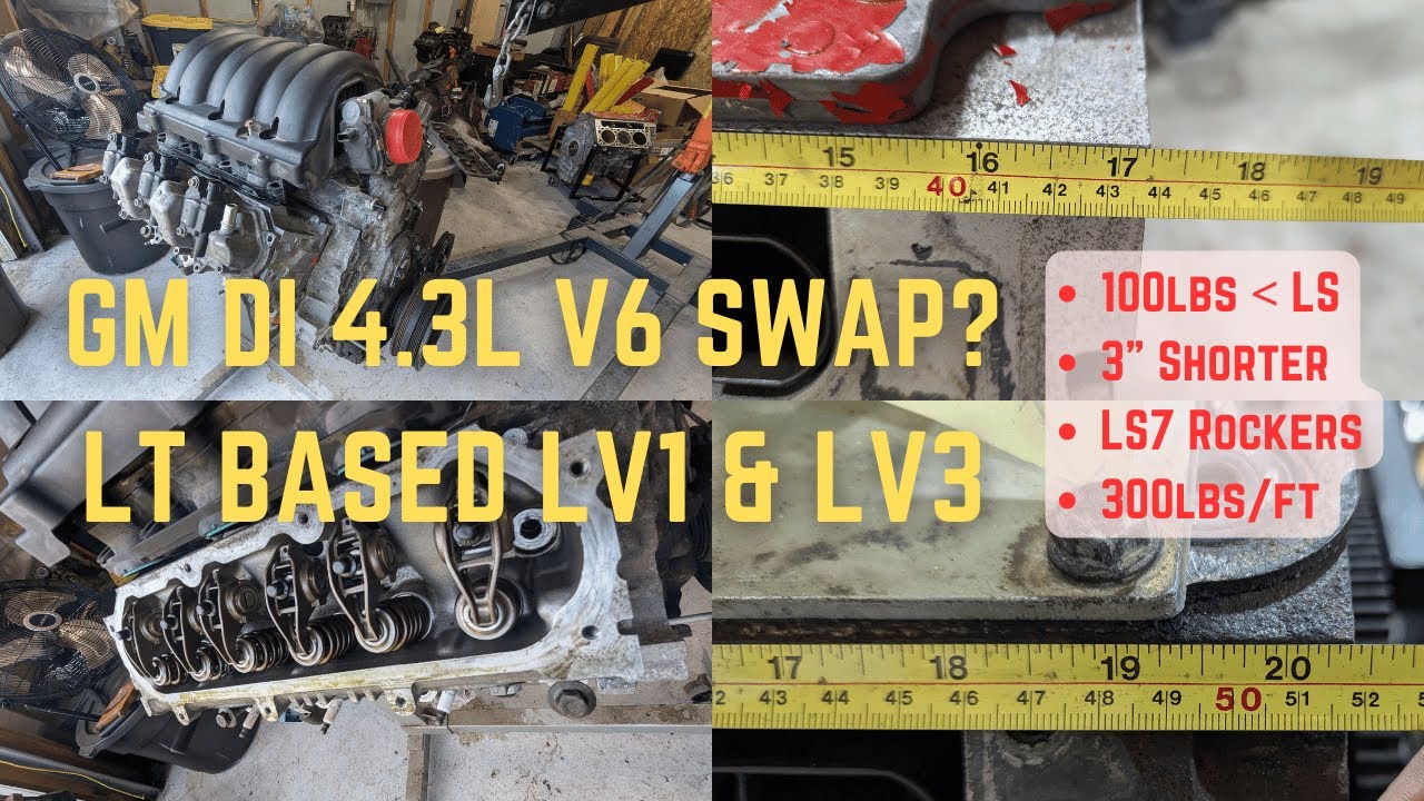 Another Junkyard Engine To Swap! LT Based Aluminum DI LV1 And LV3 4.3L V6 Accidental Marketplace Find Features & Possibilities!