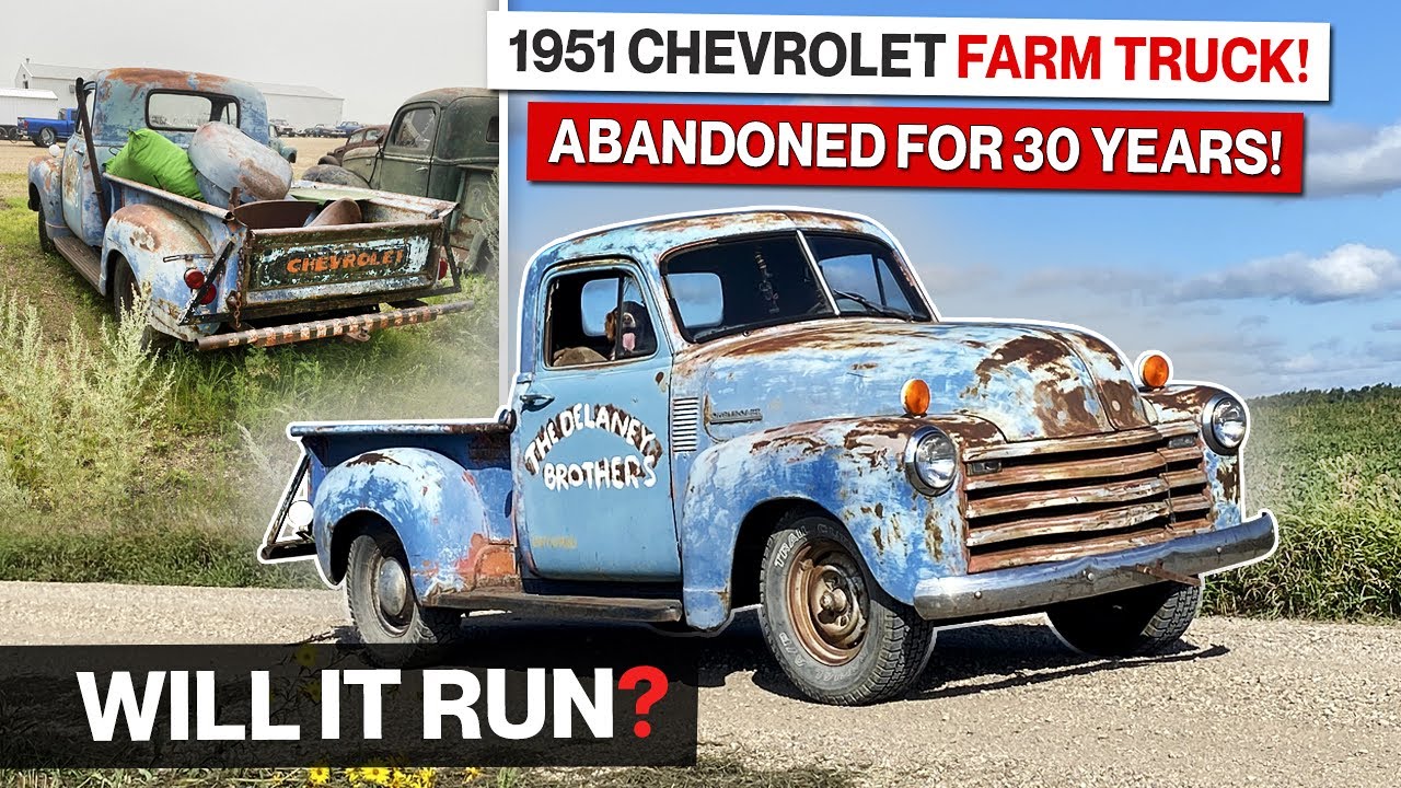 Forgotten 1951 Chevrolet Farm Truck! Will it Run after 30 Years of Being Long Forgotten?!? Mortske Is Going To See What It Takes