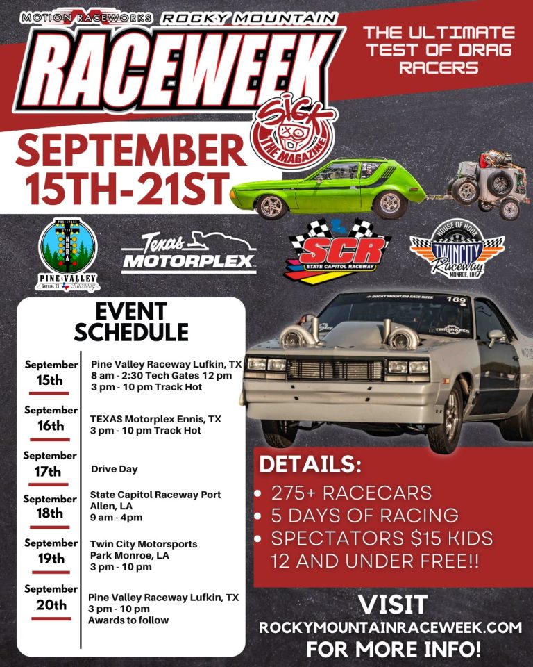 FREE DRAG AND DRIVE LIVESTREAM Rocky Mountain Race Week