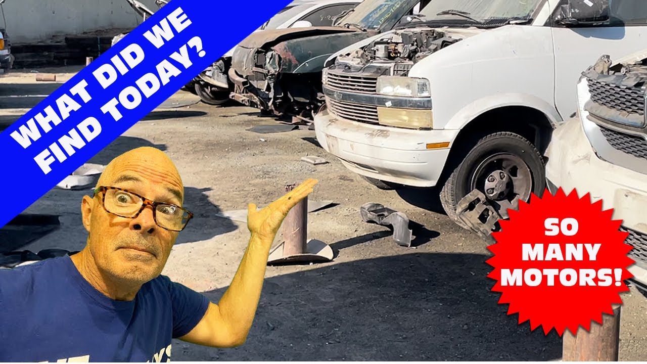 JUNKYARD GEMS! WHAT DID RICHARD HOLDENER FIND ON THIS TRIP TO THE WRECKING YARD? MEGA MOTOR MADNESS & A TURBO!