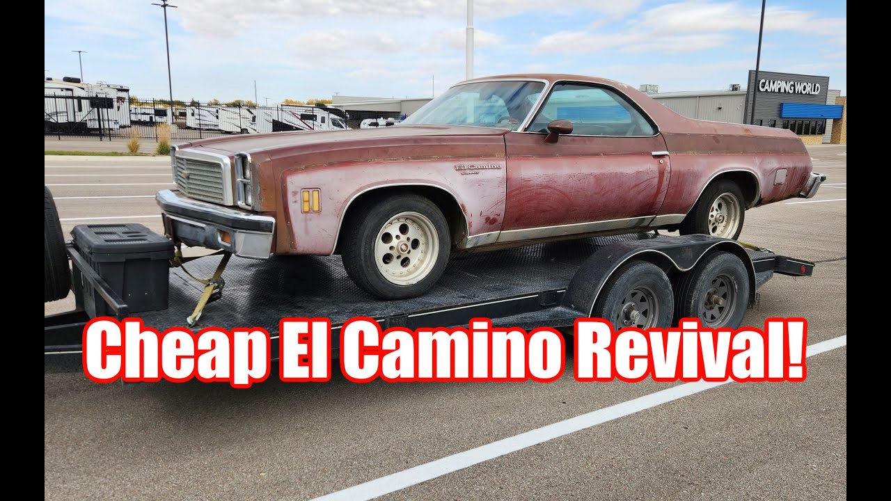 Scott Liggett Bought An Abandoned El Camino Project Cheap! Can He Make It A Daily Driver With Minimal Cash?