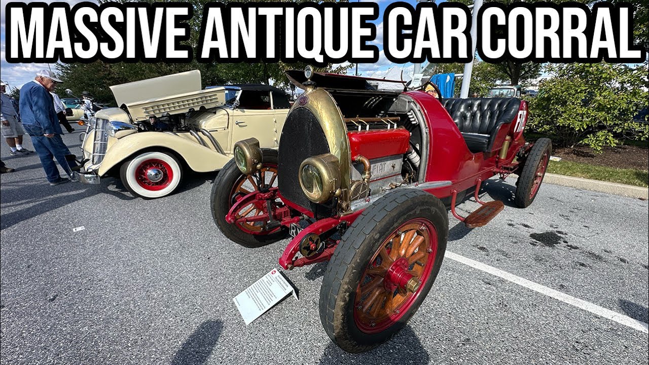 Is This The Best Car Corral In The World? The Iron Trap Garage Crew Says YES!!! – 2024 Fall Hershey AACA Swap Meet