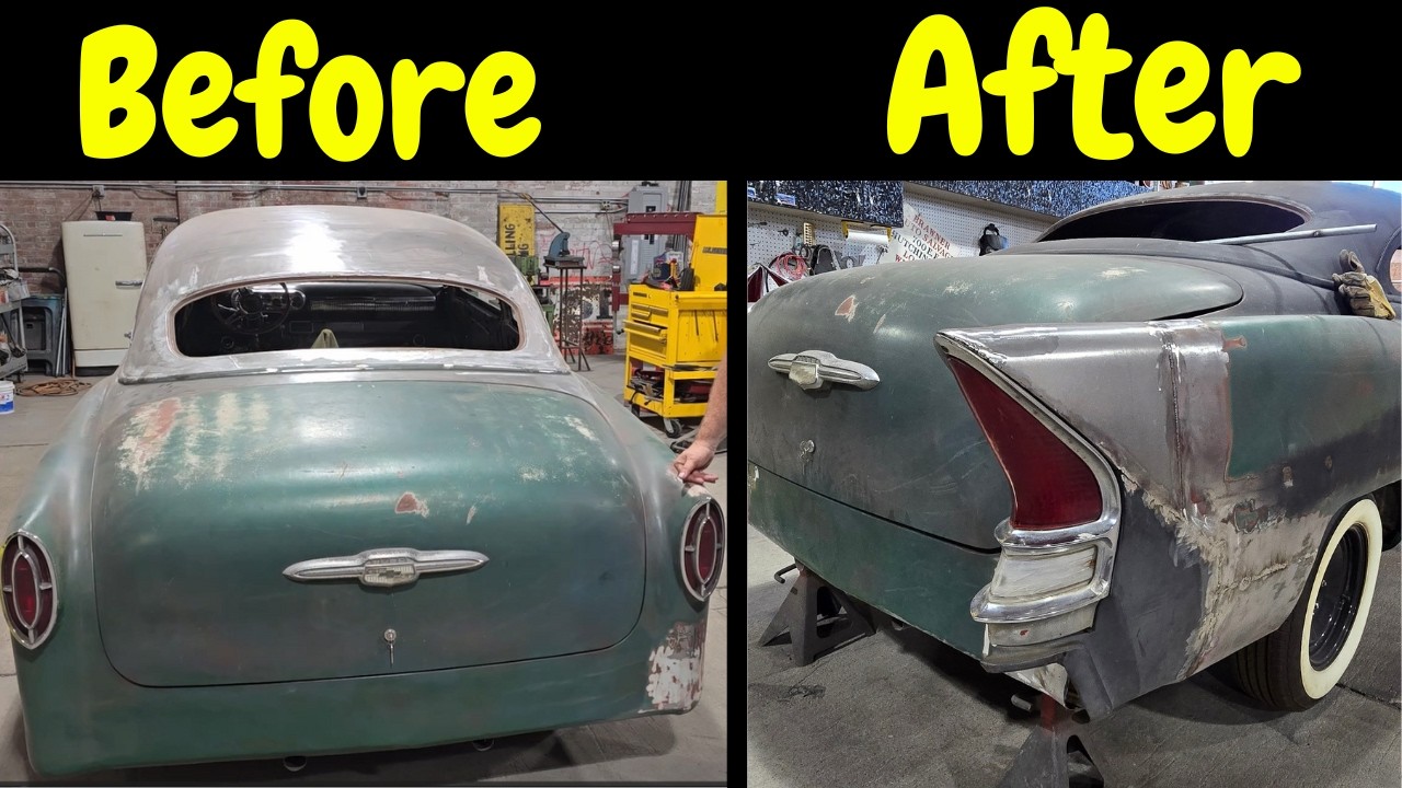 How To Build A Custom: 1957 Packard Tail Lights On A Chopped 1953 Chevrolet For A Complete Transformation To Full Custom