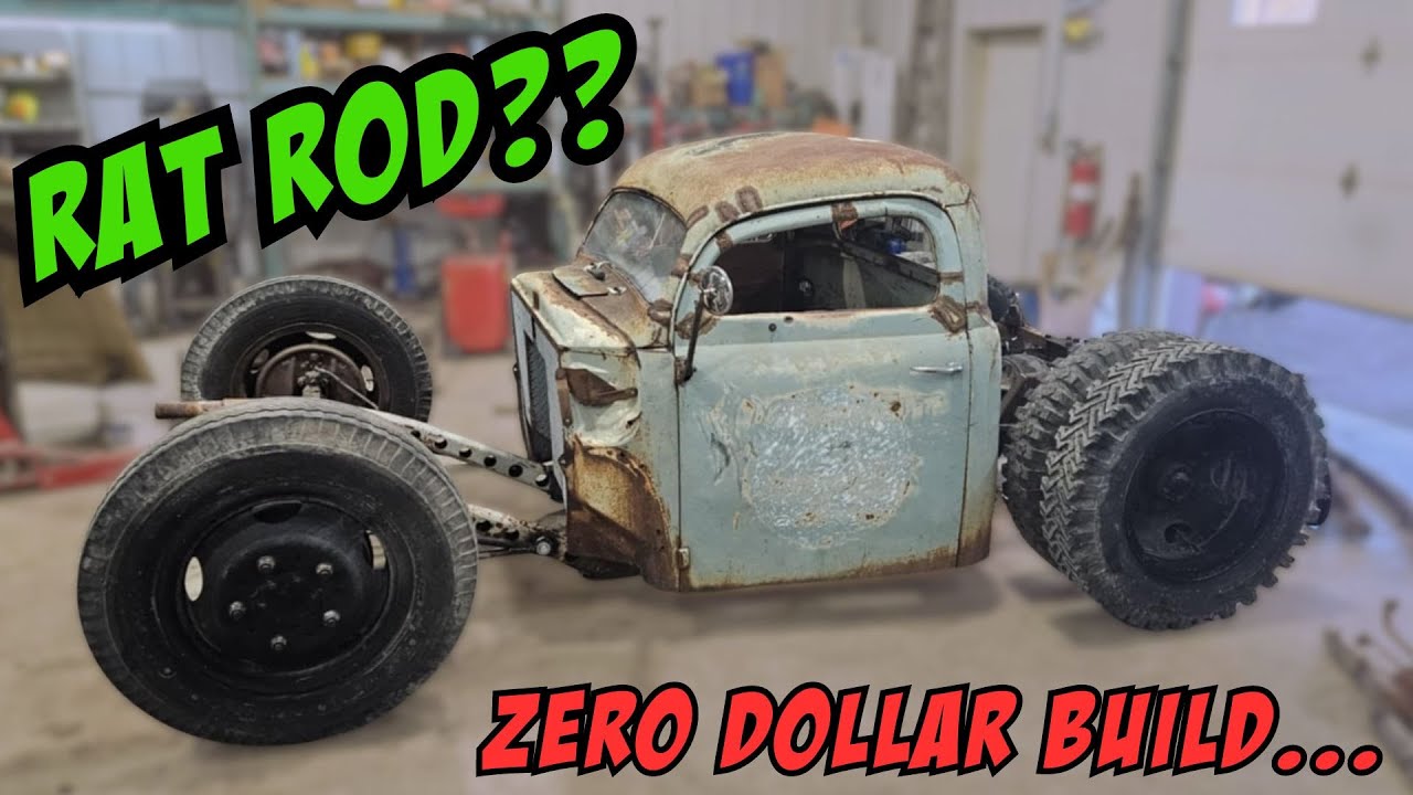 Brent at Halfass Kustoms Is Building a 1951 Ford Rat Rod. And He’s Doing It With A Zero Dollar Budget! Can He Pull It Off?