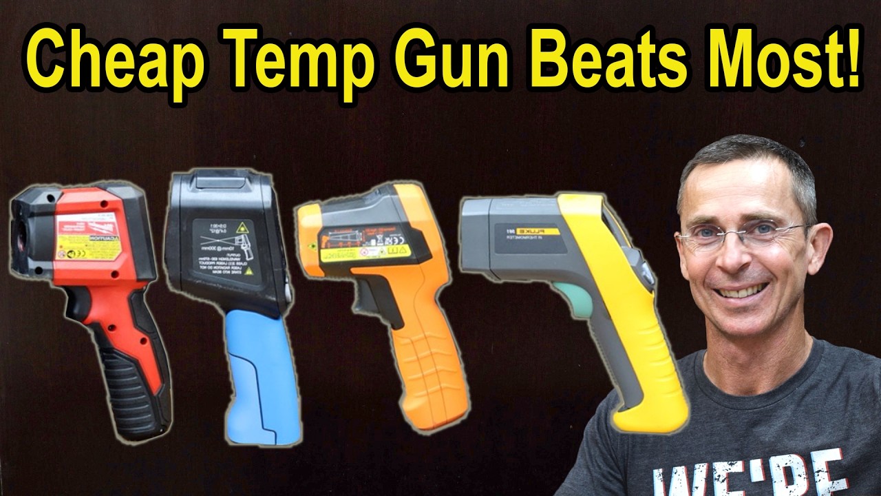 Finally! A Cheap and Accurate Infrared Thermometer! Temp Gun Testing To See How They All Stack Up Against Each Other