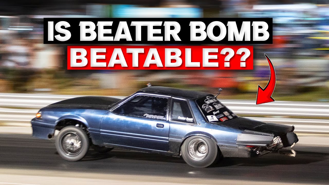 Is The Beater Bomb Mustang SO FAST at his Home Track That it’s Almost Not Fair?! Joey Hykel Knows How To Get Down!