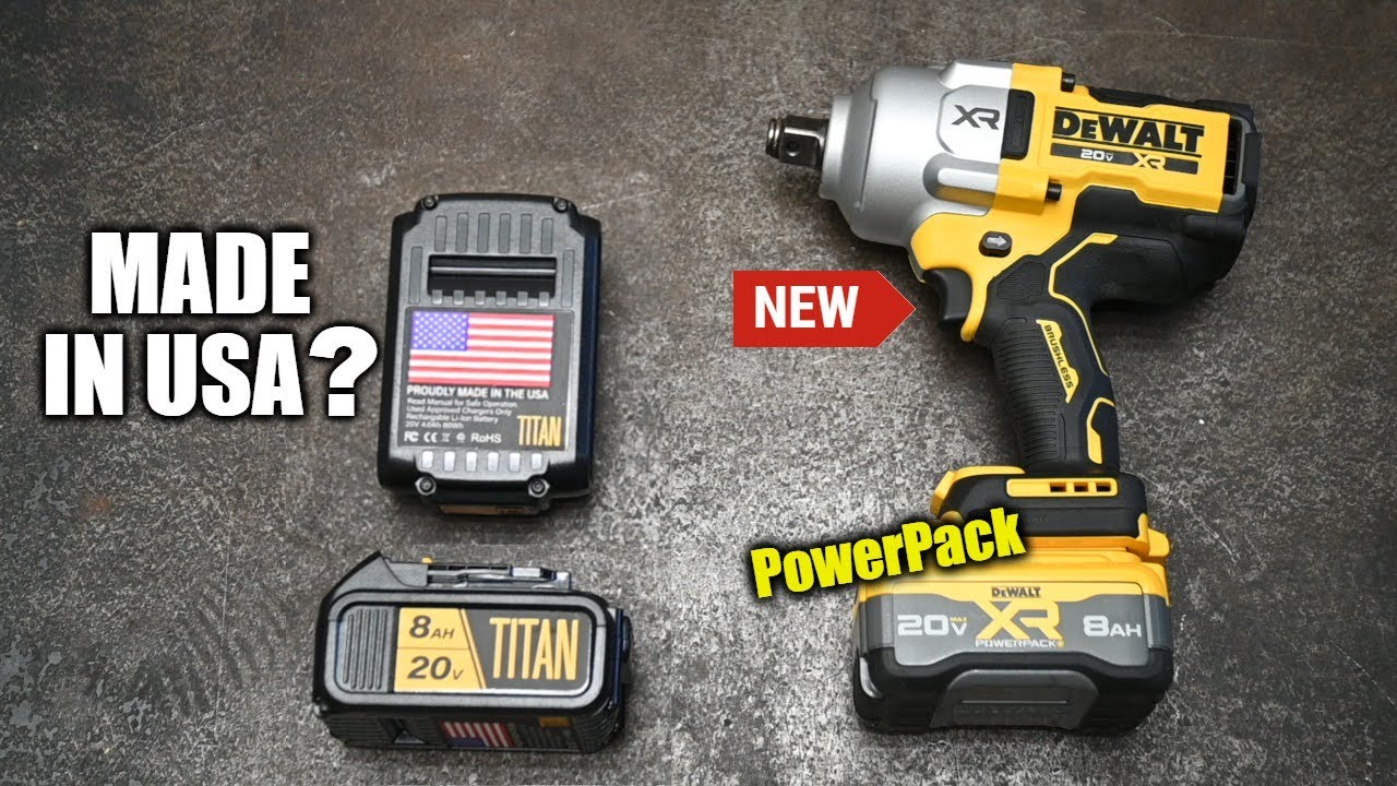 Putting DeWalt’s Highest Torque Ever DCF964 Impact To The Test, Plus Tabless USA Made Batteries!