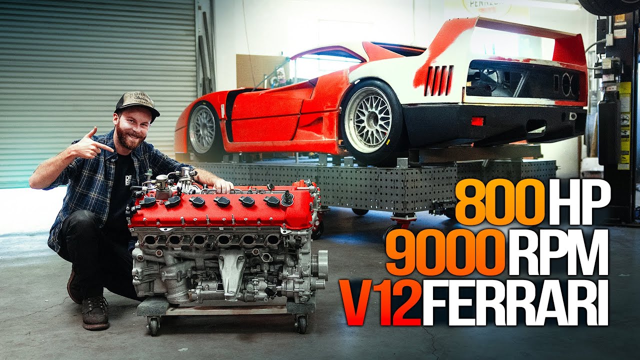 Stanceworks Is Building A Real Ferrari F40: Step 2 – Ferrari Enzo V12 on Steroids! The ULTIMATE Engine for my F40!