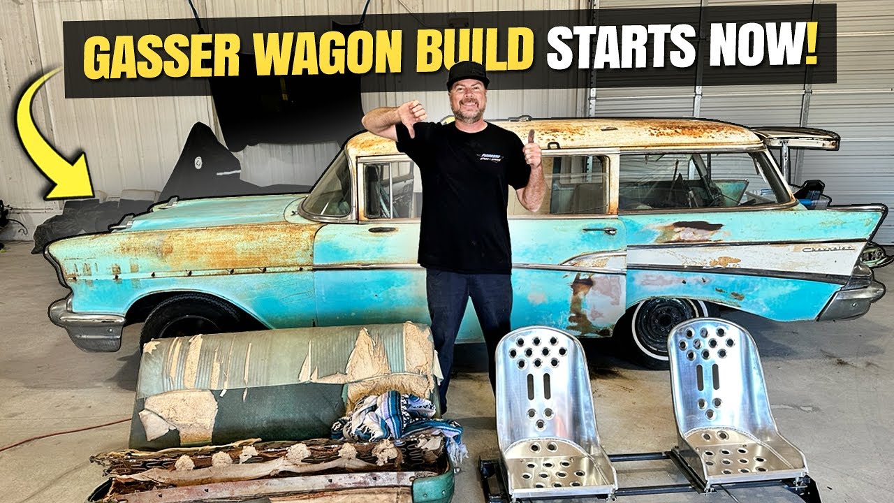 FINNEGAN IS GIVING AWAY HIS 1957 CHEVY WAGON, BUT FIRST HE’S GOTTA FIX IT! Gasser Time!