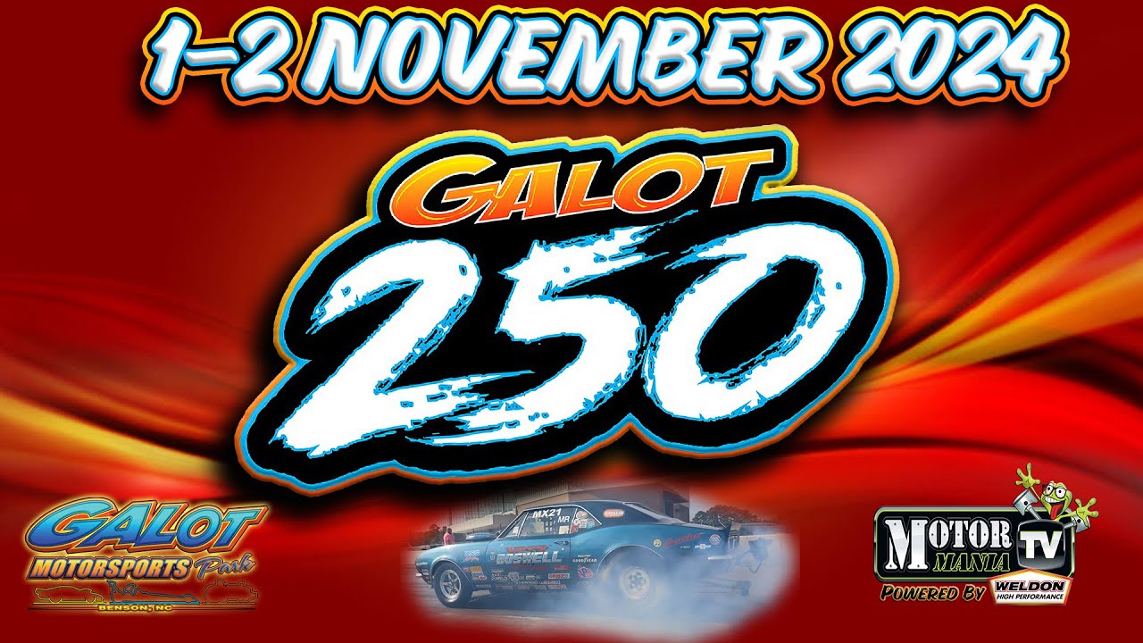 FREE LIVE DRAG RACING: The Inaugural GALOT 250 Bracket Race Is On With $20,000 To Win Saturday!