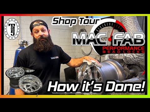 Mac-Fab Beadlocks Tour And Step By Step How To Beadlock Wheels With Lyle Barnett