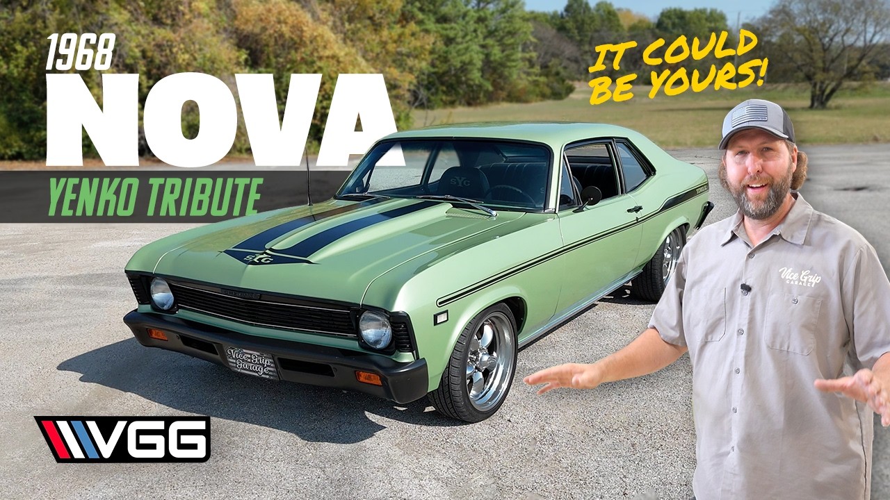 Derek Bieri And Vice Grip Garage Are Giving Away This Yenko Tribute Chevy Nova Restomod! 6.0 LS, 4 Speed, And More!