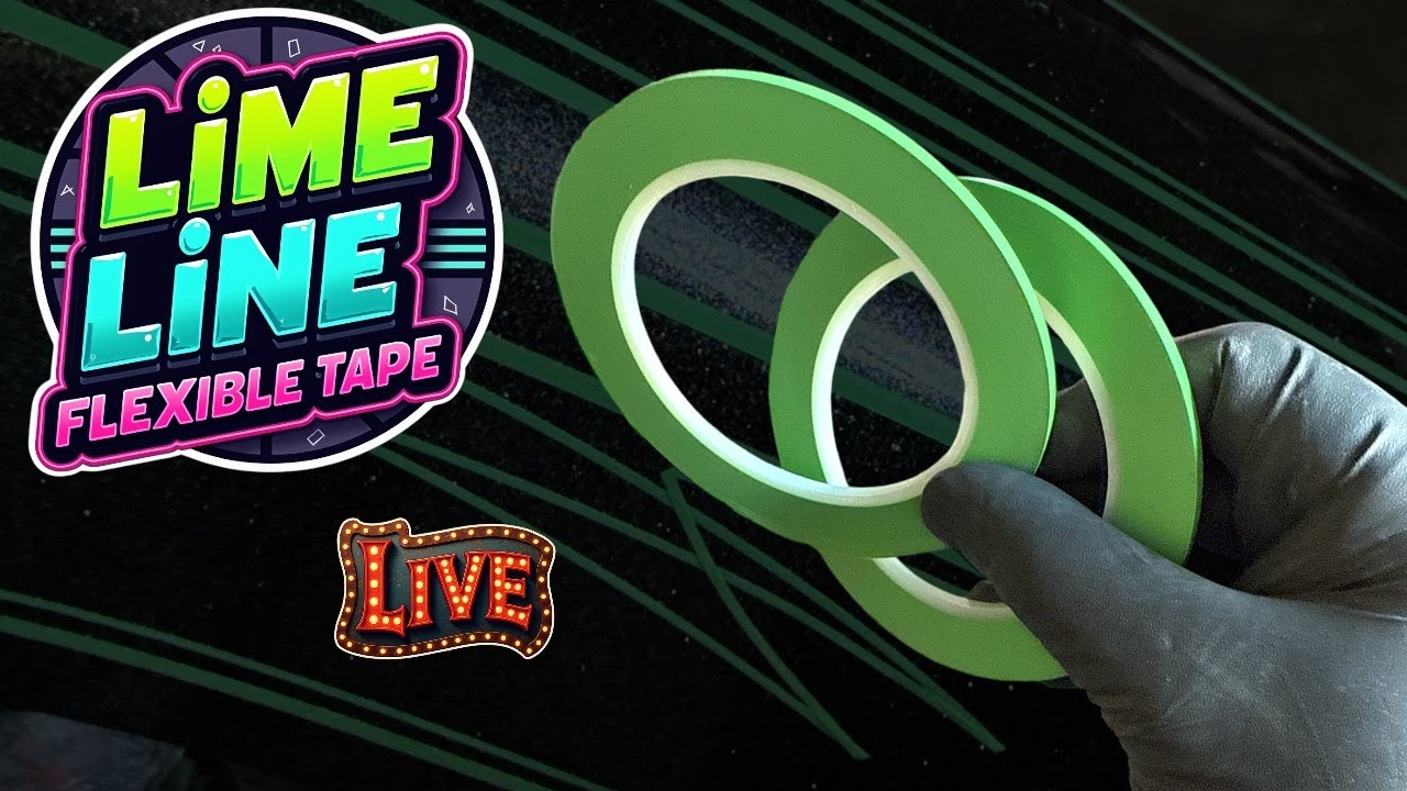 Time Warp Custom Paint Shows A Custom Paint Project In Real Time: How to Layout Custom Paint Graphics Using LiME LiNE Tape: Live Q&A