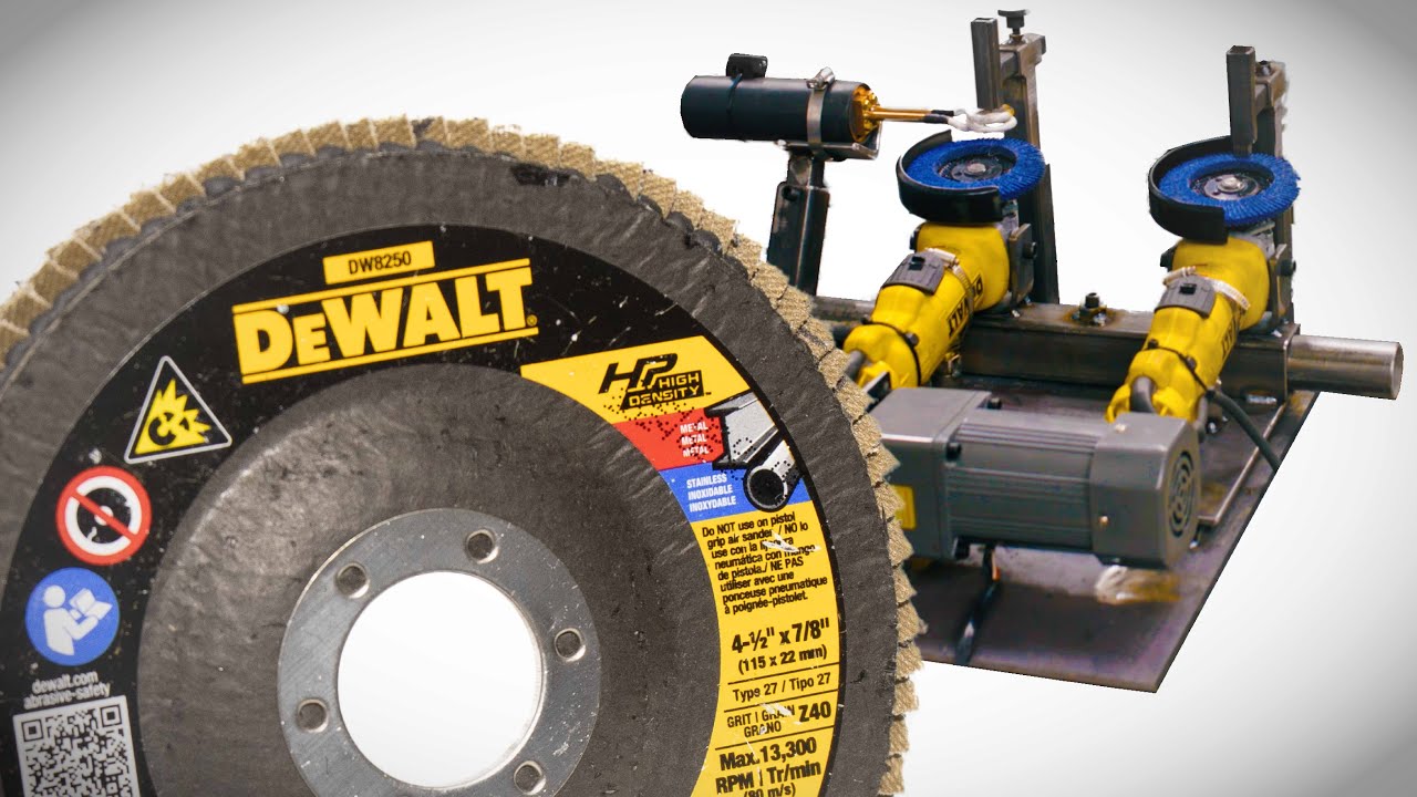 Ultimate Flap Disc Test: Makita and DeWalt Face Off In Round One To See Which One Hogs Metal And Lives The Longest