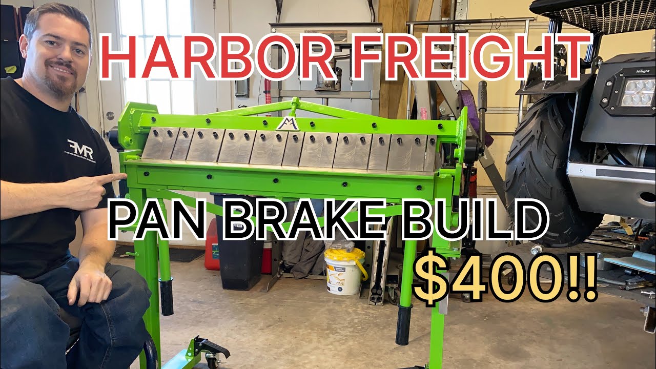 If You Have A Harbor Freight Sheet Metal Brake, Here Is How To Convert It To A Finger Style Box And Pan Brake