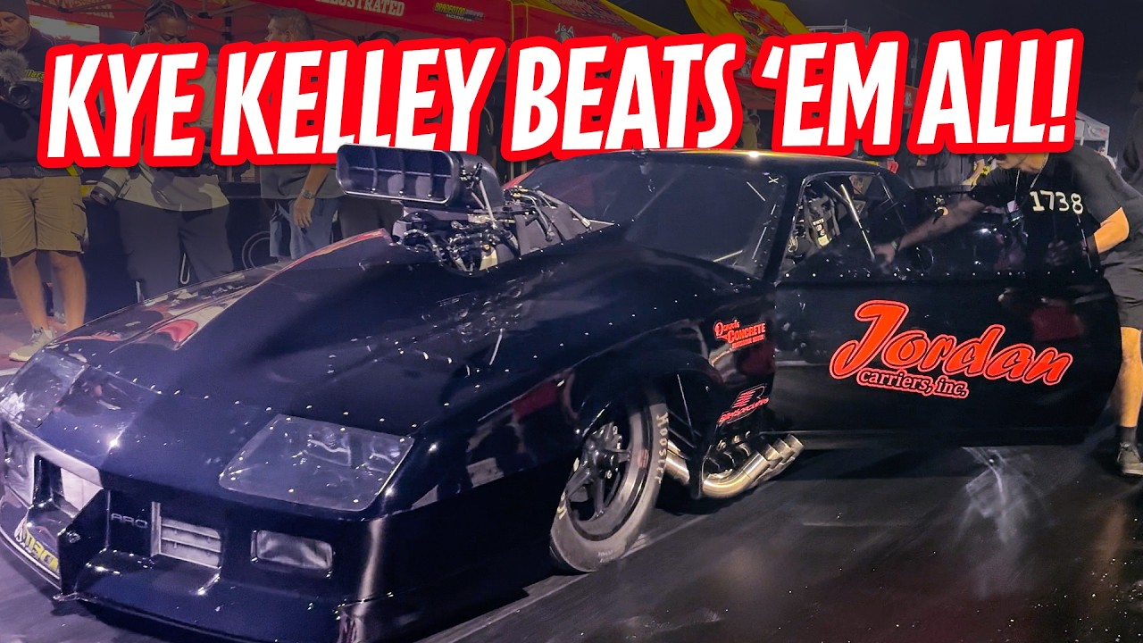 Did Kye Kelley Just Win A $50,000 Pro Mod Race While Driving His No Prep Kings 3rd Gen Camaro? Watch The Action Right Here!