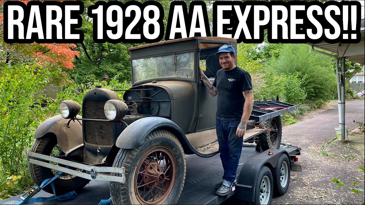 Barn Find Stories With The IronTrap Garage Crew – A 1928 Ford Model AA Express Bed Pickup!!