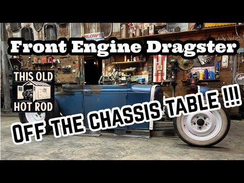 This Old Hot Rod Traditional Style Drag Car Project Part 7: The Vintage Dragster Gets A Mid-Plate And Comes Off The Chassis Table!