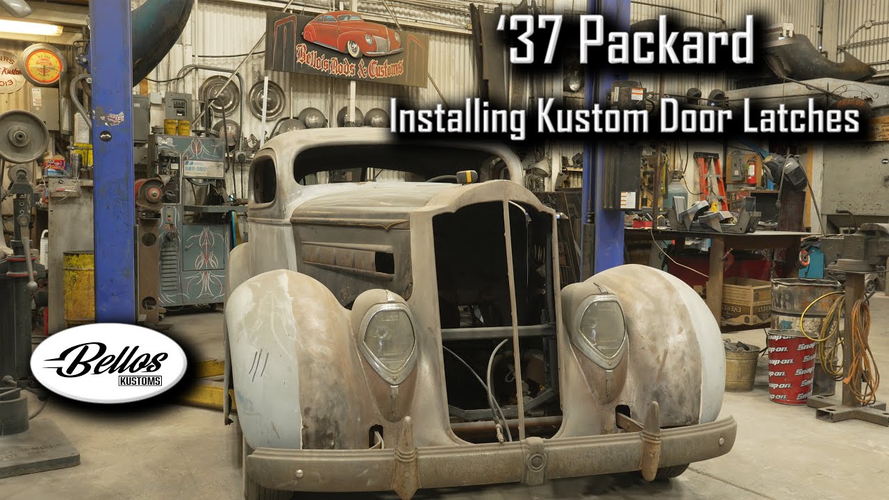 Bear Claw Latch Install: Bello’s Kustoms Is Shaving The Door Handles And Installing Custom Door Latches In A 1937 Packard