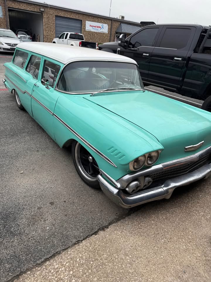 Marketplace Find: This 1958 Chevrolet Yeoman Station Wagon Is LS Swapped, On Air, And More! Awesome Power Tour Ride!