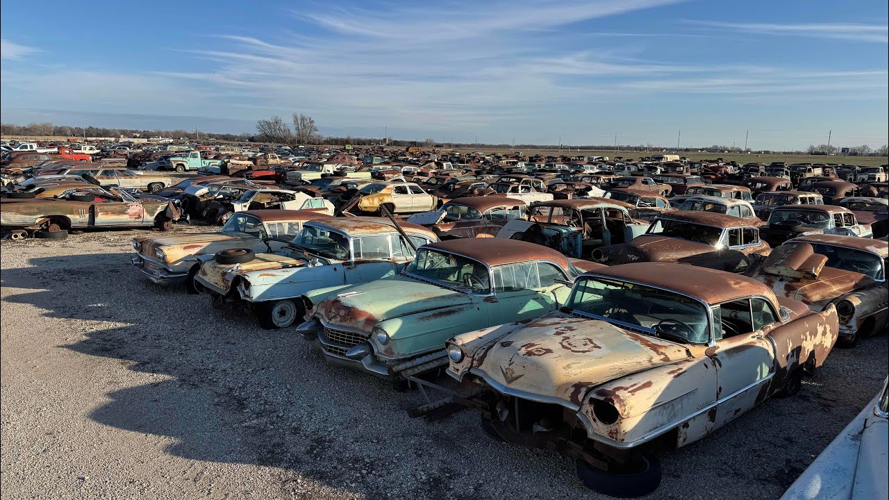 New Years Day 2025 Live Junkyard Walk! Viewer Guided! Let’s go check out some cool old cars & trucks!