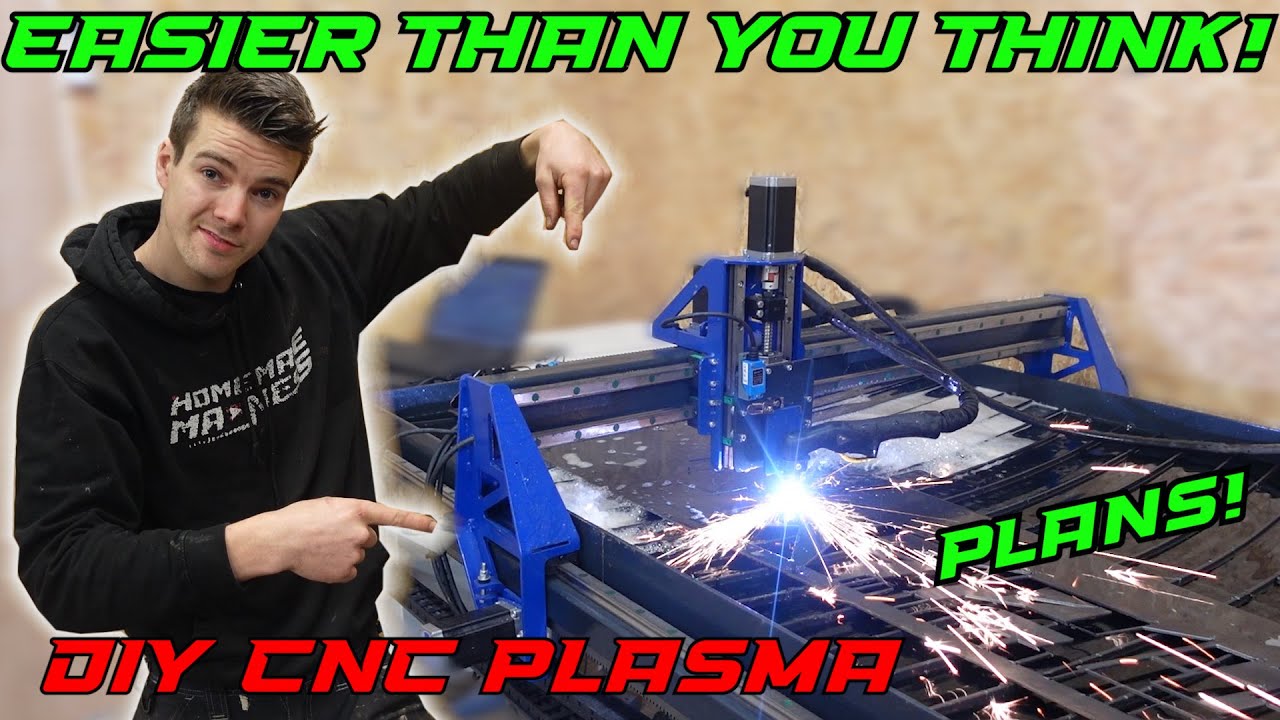 How To Build a BIG CNC Plasma Cutter for under 750$! Would You Tackle A Project Like This On Your Own?