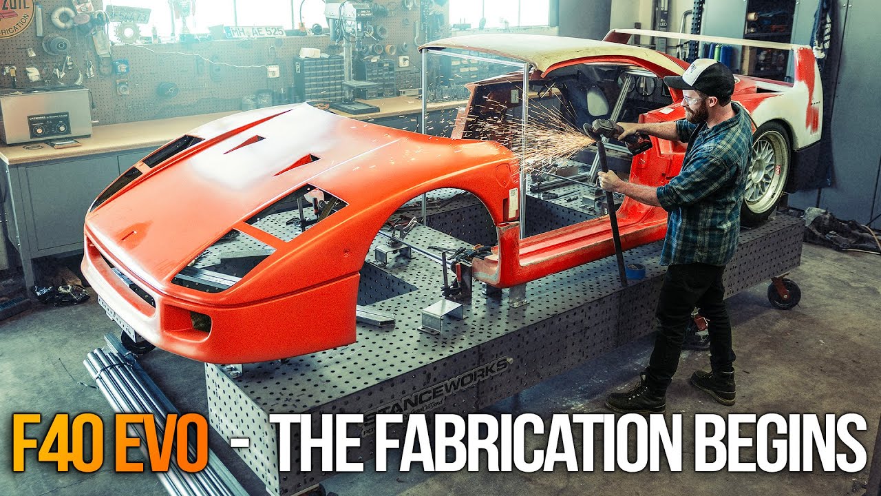 Stanceworks Is Building A Real Ferrari F40: The Hand Built Chassis For This V12 Beast Starts Right Now In Part 3 Of The Build