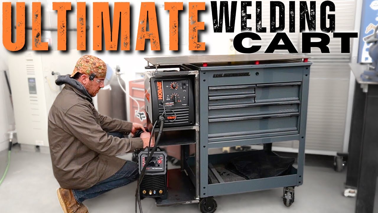 Check Out This Really Nice Welding Cart Build! Nobody Sells One Like This, But You’ll Want To Build Your Own Right Now!