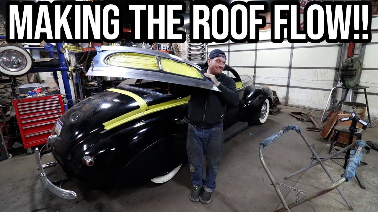 The Mangled Mercury Project: Part 3 – Making Big Changes To The Rear Roof Of The 1939 Mangled Mercury To Make The Roof Flow