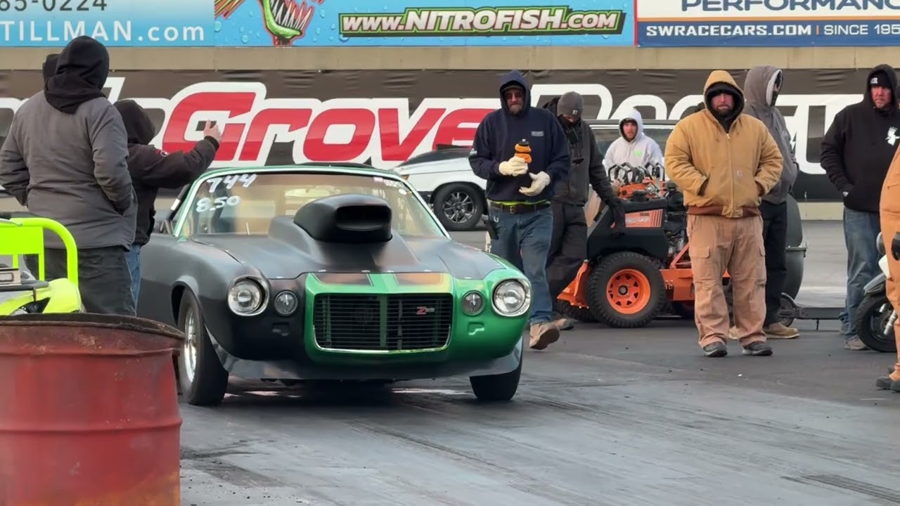 Drag Race Video: 2025 New Years No Prep at Maple Grove Raceway. Below Freezing No Prep!