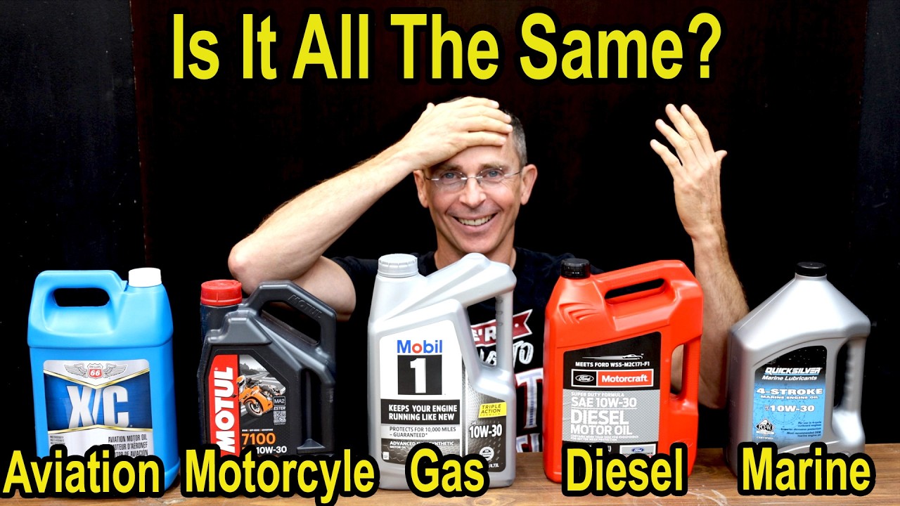 Are All Motor Oils The Same? Project Farm Tests Diesel vs Car vs Aviation vs Marine vs Motorcycle Oils To See If There Is A Difference.