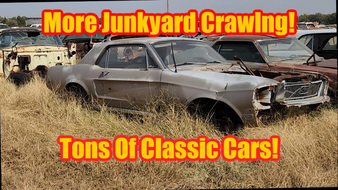 Massive Salvage Yard Full of Classics Cars, Part 2. Back To Nobody Else’s Auto Salvage With Rebeldryver’s Garage!