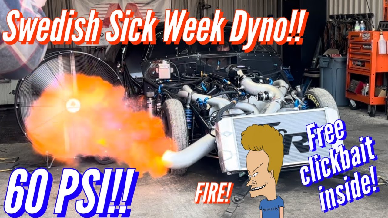 Chassis Dyno Video Of Stefan Gustaffson’s New Drag And Drive Camaro At Harrell Engine And Dyno Before Sick Week!