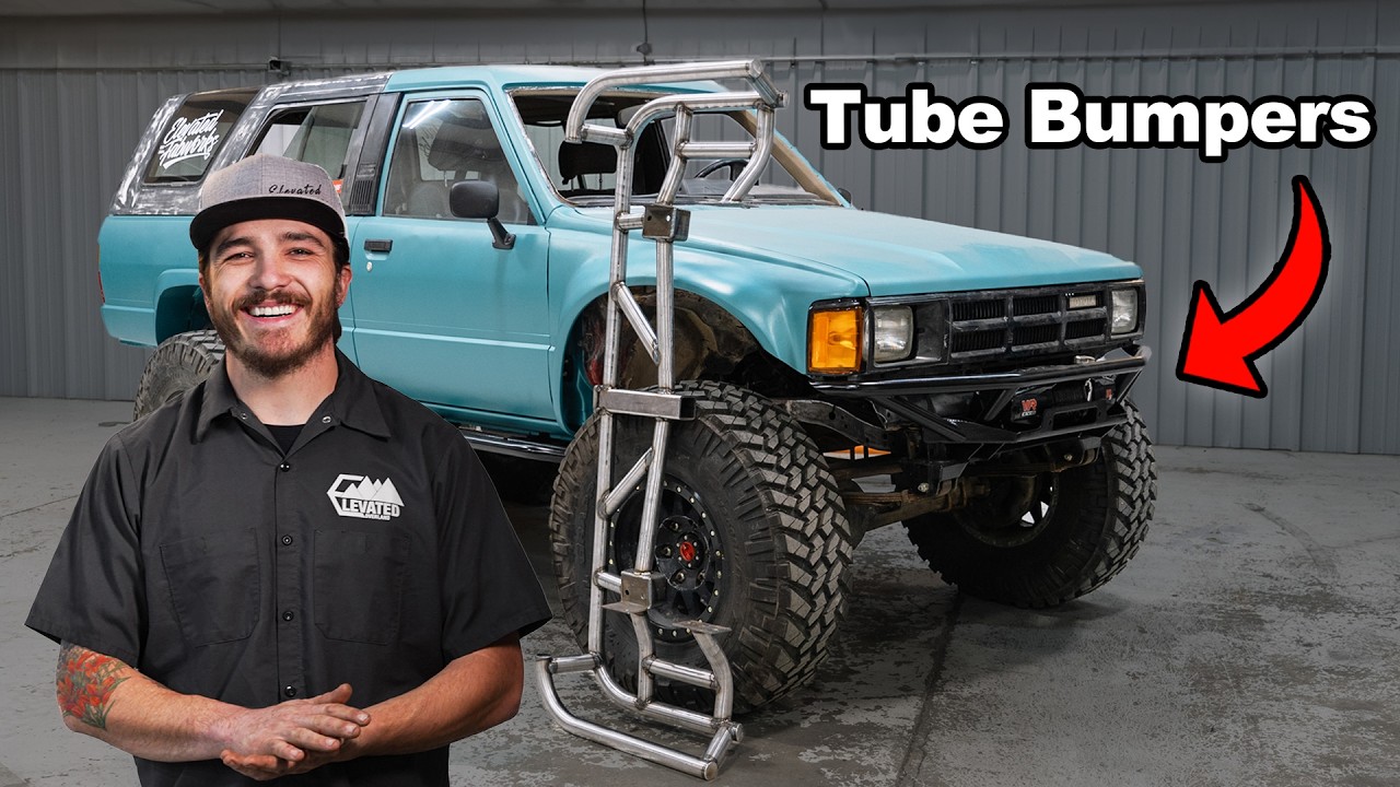 DIY Tube Bumpers & Rock Sliders Build: On This Dream 4Runner, Or Your Ride, These Clean Tube Sliders and Bumper Work!