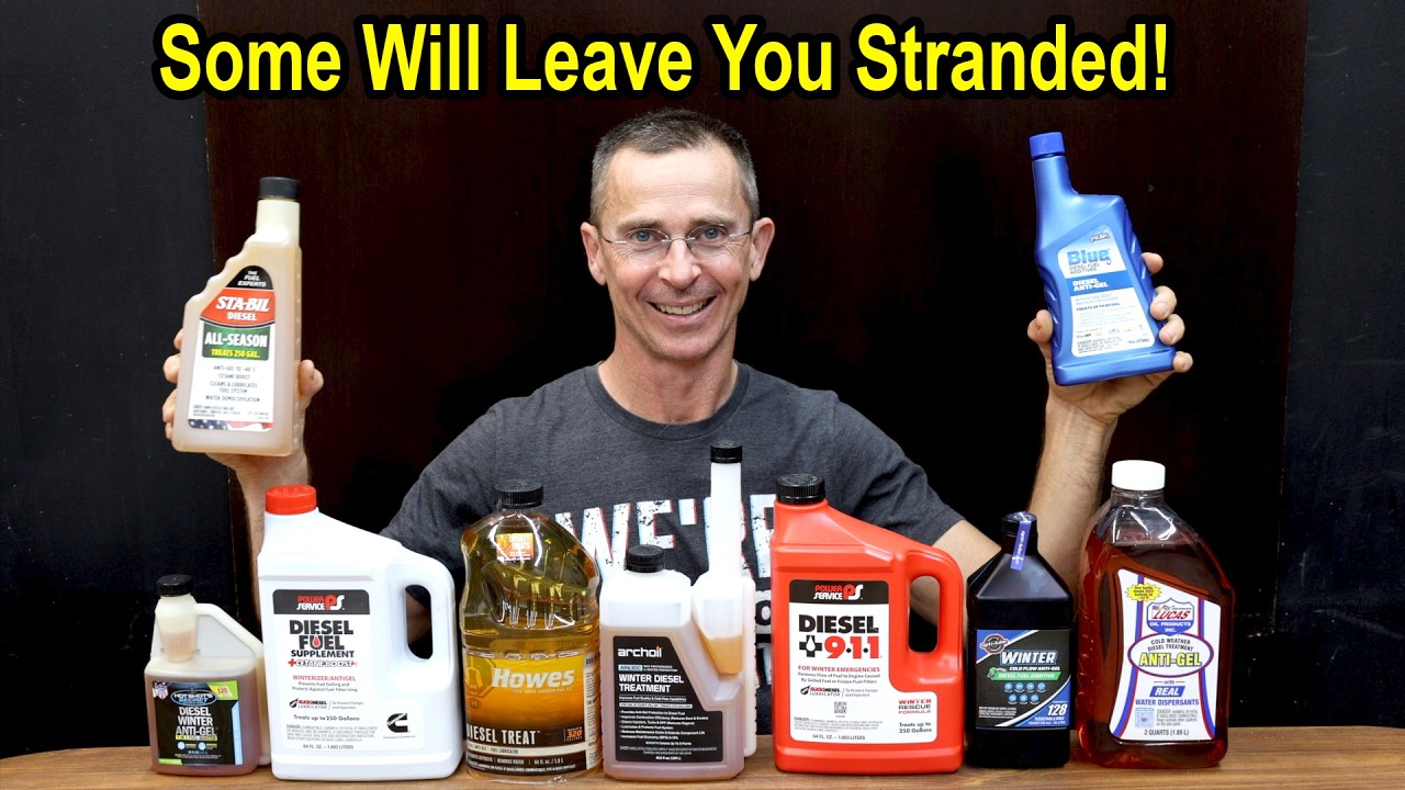 Are Diesel Fuel Additives a Scam? Will Some Of These Leave You Stranded In This Winter Weather? Let’s Settle This With Project Farm.